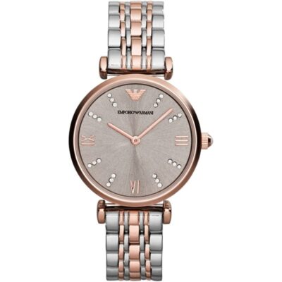 Emporio Armani Ladies Two Tone Watch - AR1840